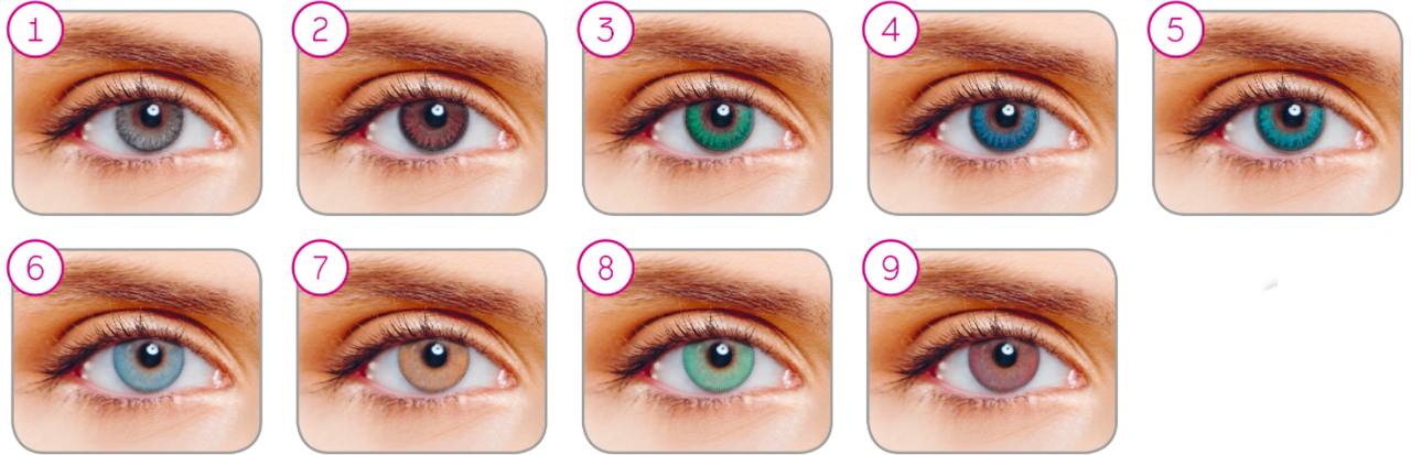 Sofclear  линзы цветные 