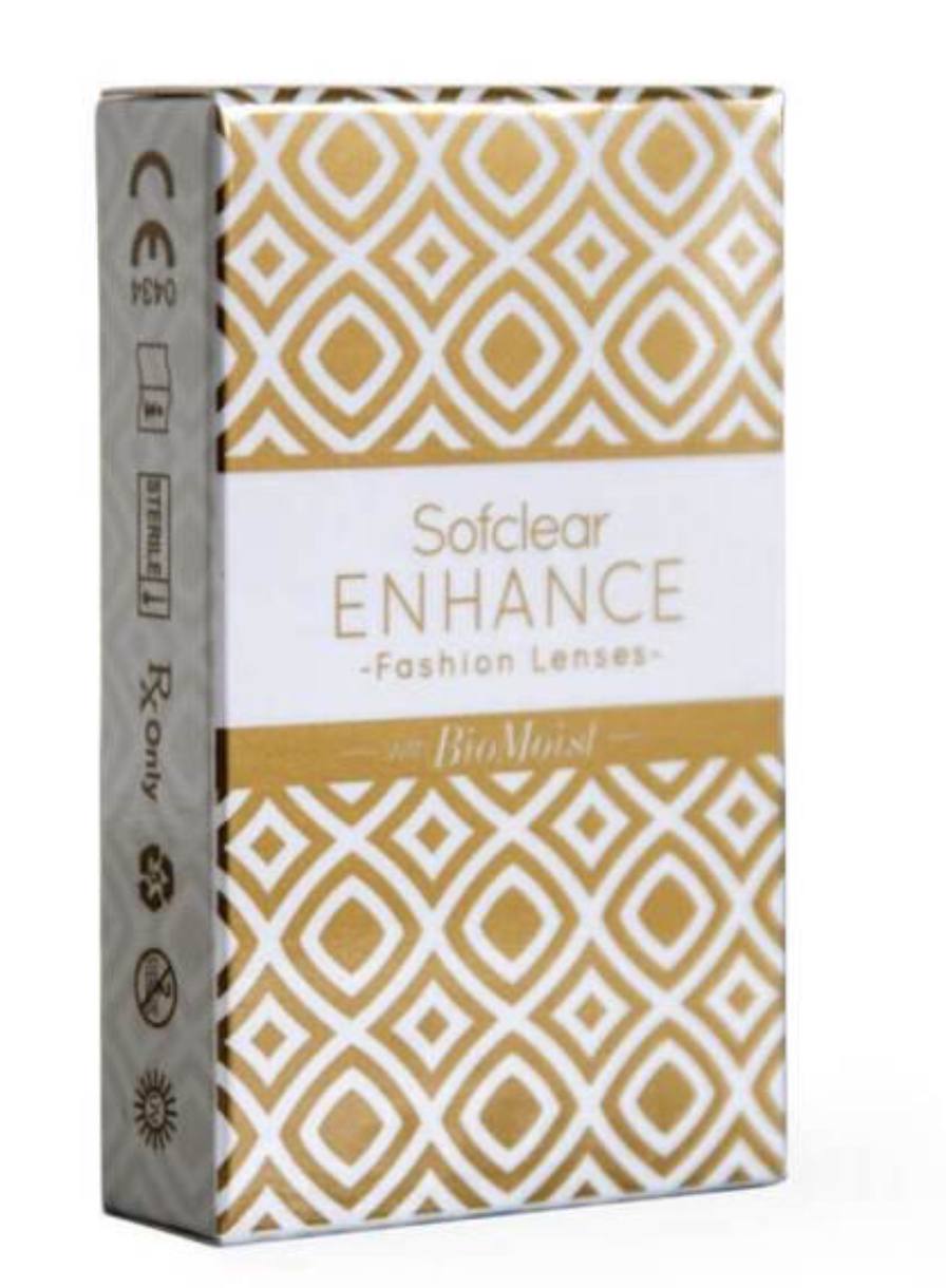 Sofclear Enhance  линзы оттеночные контактные мягкие 1 пара  